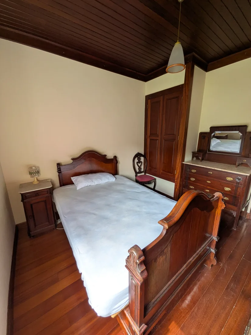 Schlafzimmer, Mahagoni-Garnitur